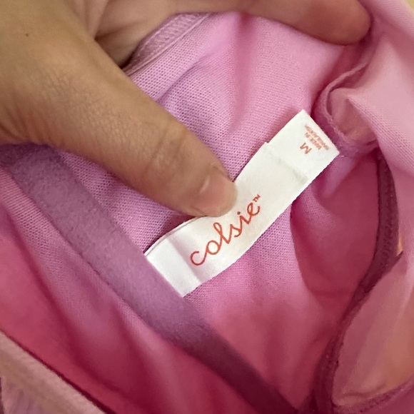 Colsie Lavender Ribbed Crop Top - Picture 4 of 5